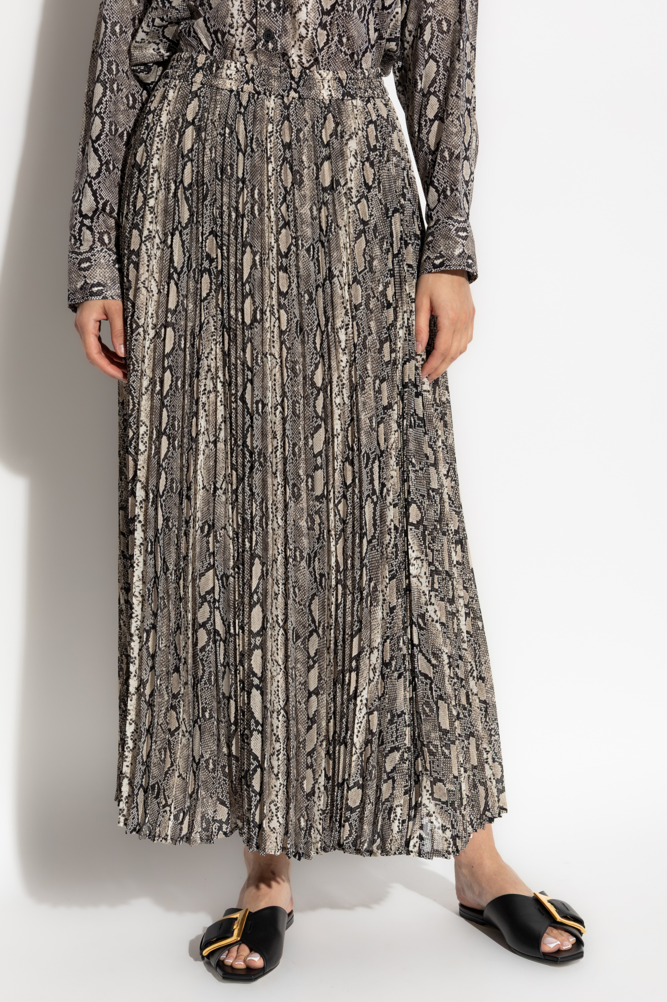 Michael Michael Kors Pleated skirt with animal print | Women's